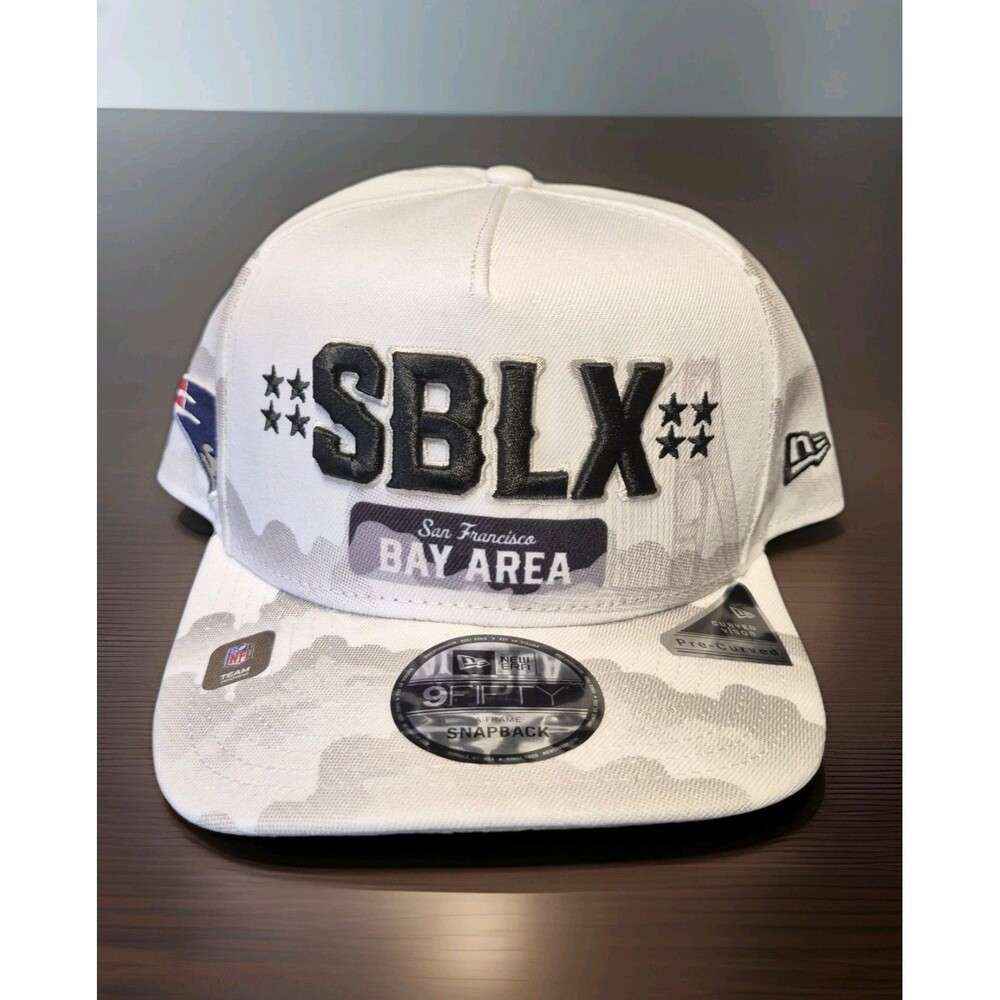 New England Patriots White Camo Snapback Hat Cap NFL New Era 9FIFTY OSFA